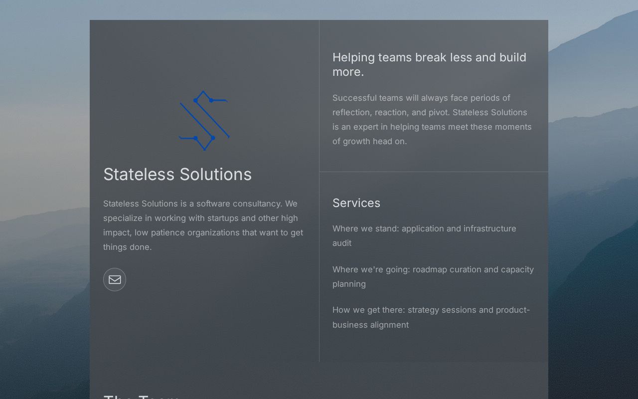 Stateless Solutions